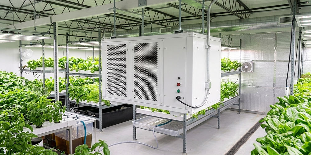 Pro500 Industrial Dehumidifier for Modern Indoor Planting